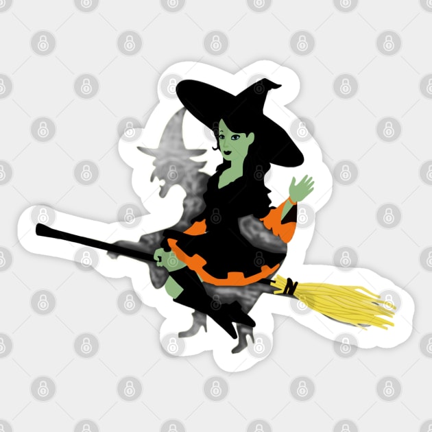 Good Witch Bad Witch Sticker by SandraKC